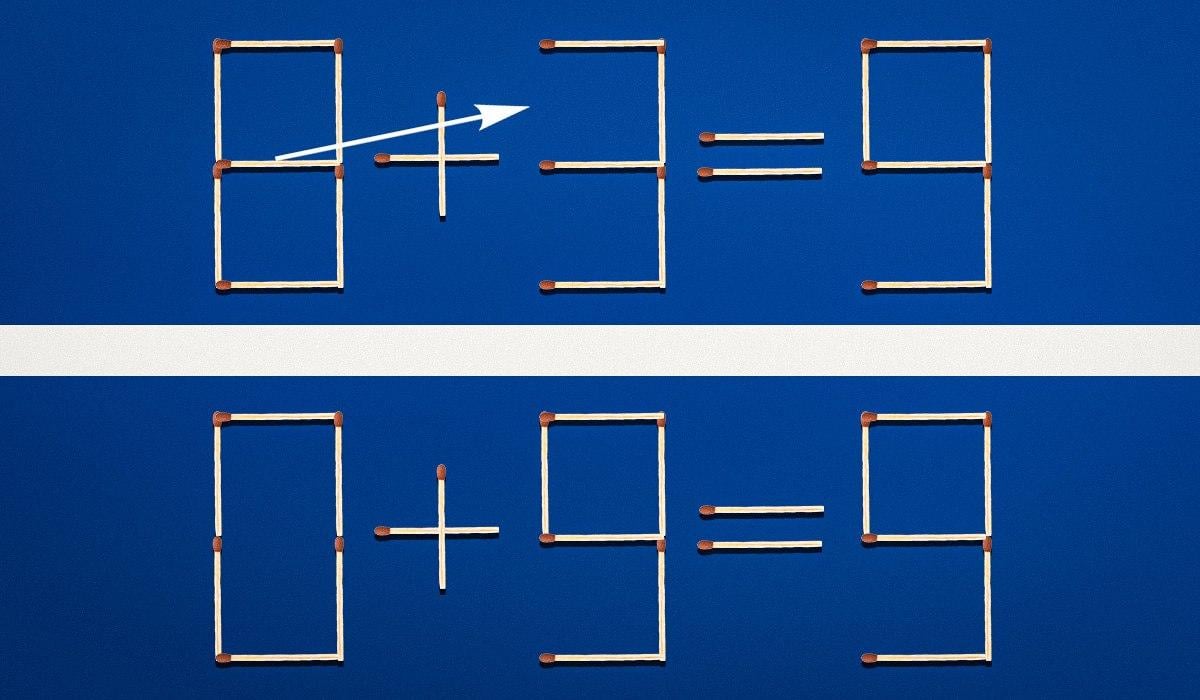 Du behöver bara omorganisera 1 matchning för att lösa ekvationen: vanlig text-IQ