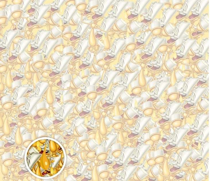 En overklig optisk illusion som kommer att knäcka din hjärna: du måste hitta Aladdins lampa