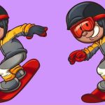 Var är de tre skillnaderna mellan killarna som snowboard: bara
